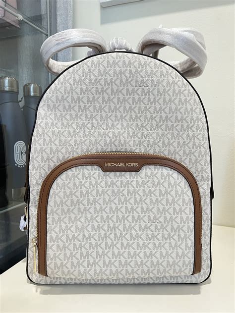 michael kors double zip backpack.